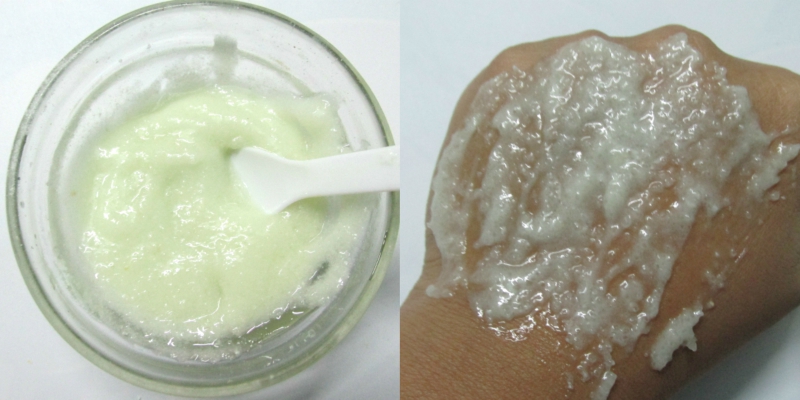 foaming scrub DIY Rice Powder and Glycerin Body Scrub for Polished Skin makeupandbeauty