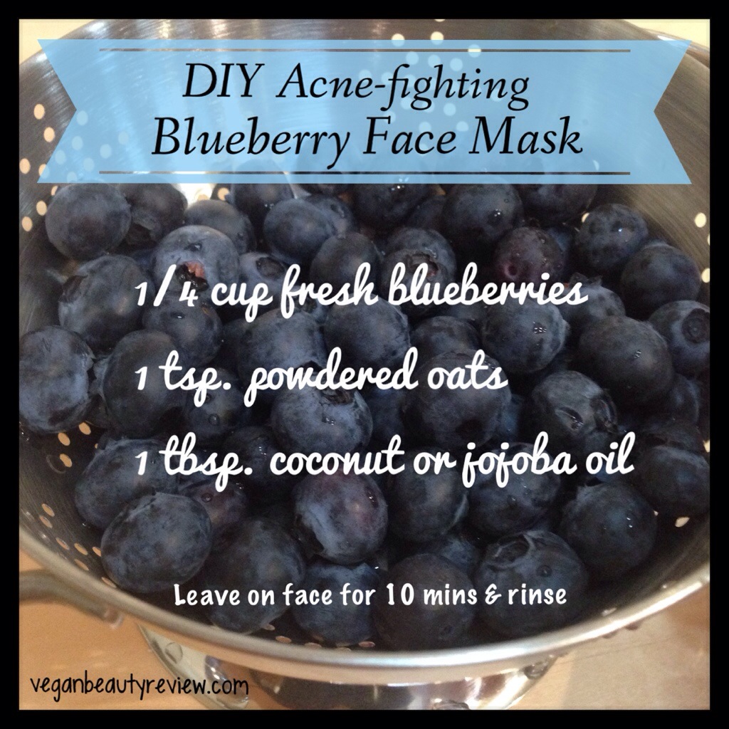 fruit masks diy diy acnefighting blueberry face mask veganbeautyreview