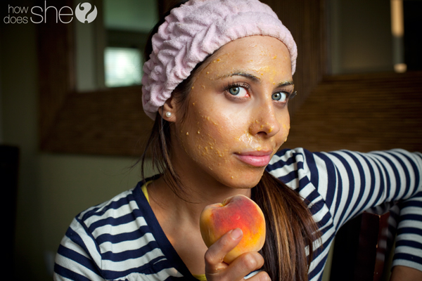 fruit masks diy homemade facial mask using peaches howdoesshe