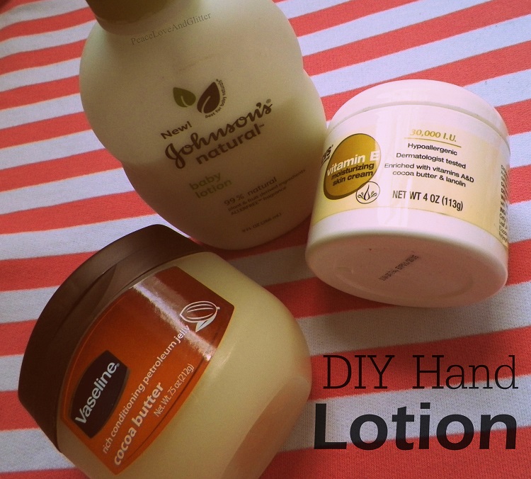 hand cream how to make your own hand lotion peaceloveandglitter