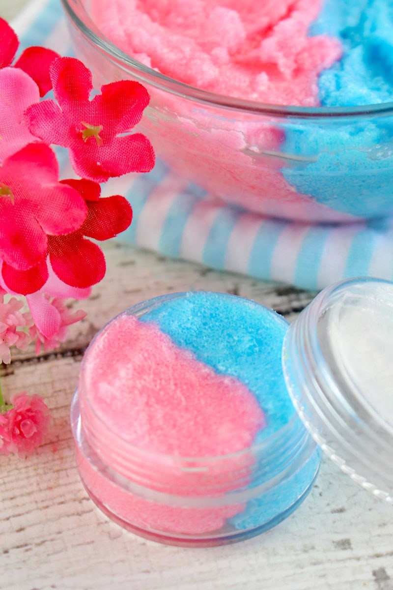 lip scrubs cotton candy sugar lip scrub scatteredthoughtsofacraftymom