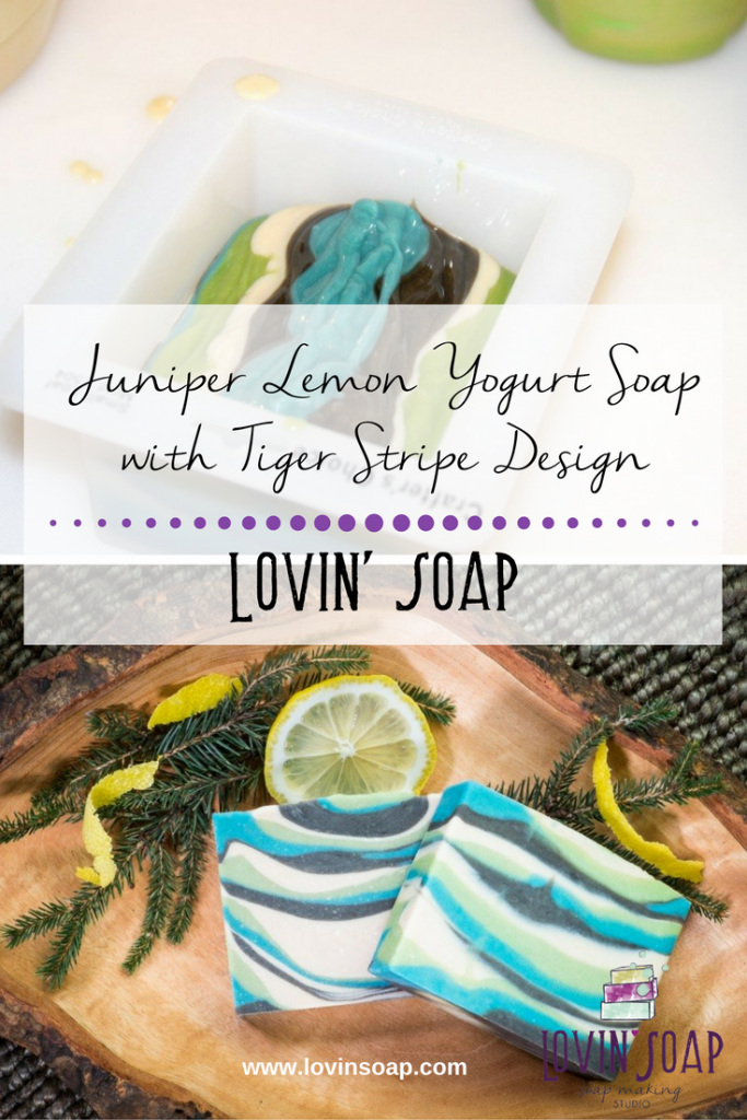 yogurt diy yogurt soap tiger stripe design lovinsoap