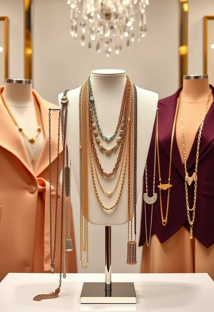 19 Must-Have Spring Outfits for 2025 That Everyone Will Be Wearing! - 16. Layered Necklaces