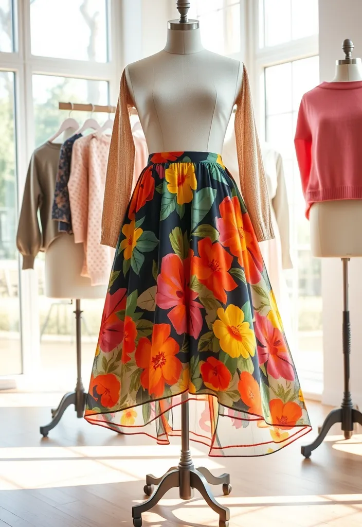 19 Must-Have Spring Outfits for 2025 That Everyone Will Be Wearing! - 7. Colorful Midi Skirts