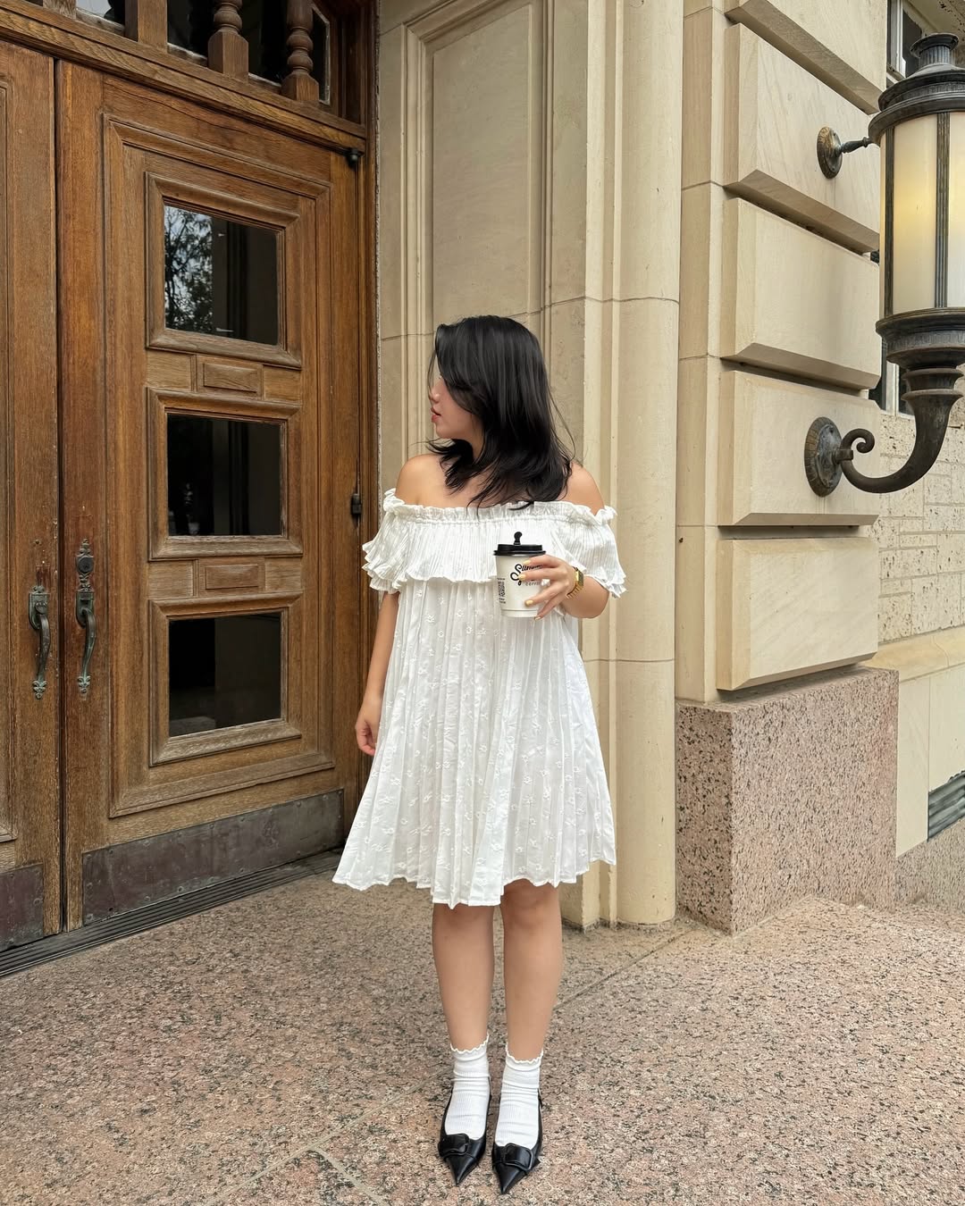 White Baby Doll Summer Dress